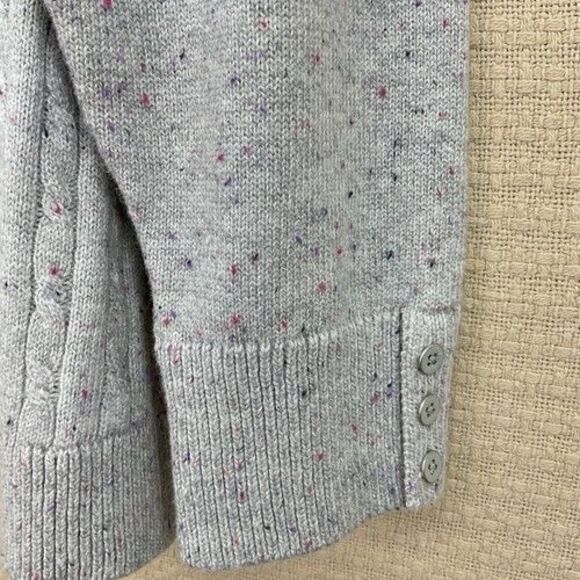 NWT Talbots Gray Cable Knit Long Sleeve CrewNeck Sweater Women Plus Size 3X - Picture 5 of 11